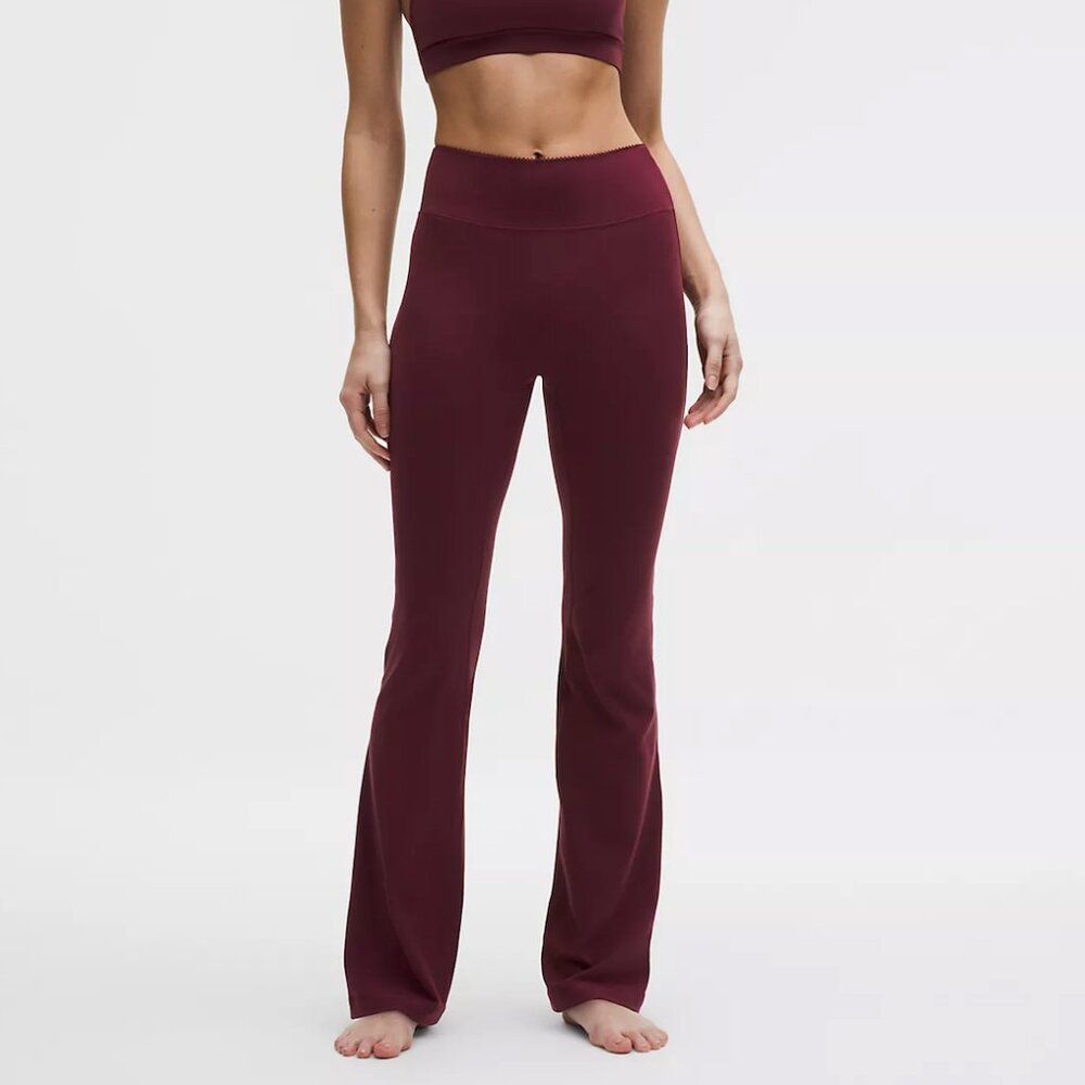 Lululemon Groove No Line High-Rise Flared Pant Heart